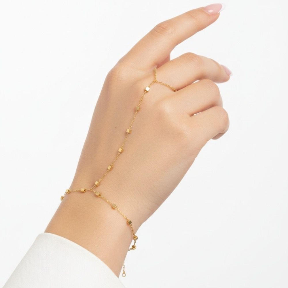 Bracelet de main Soléna - acier inoxydable