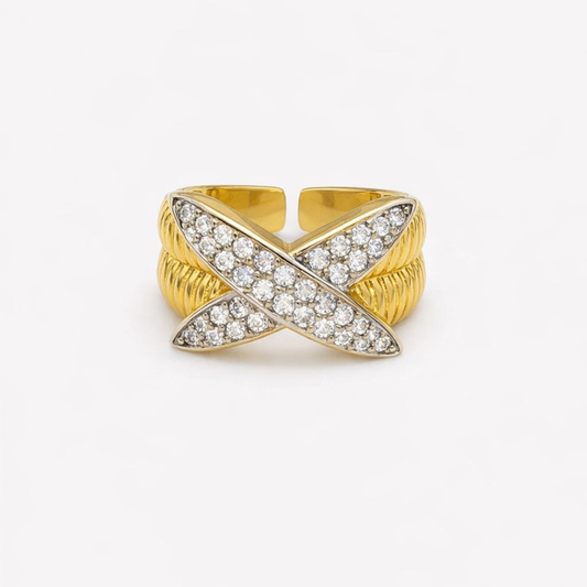 Bague Infinity Luxe - acier inoxydable