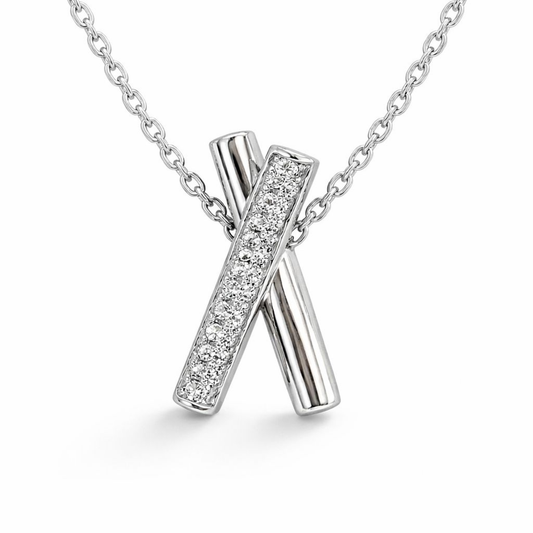 Collier Duo - acier inoxydable