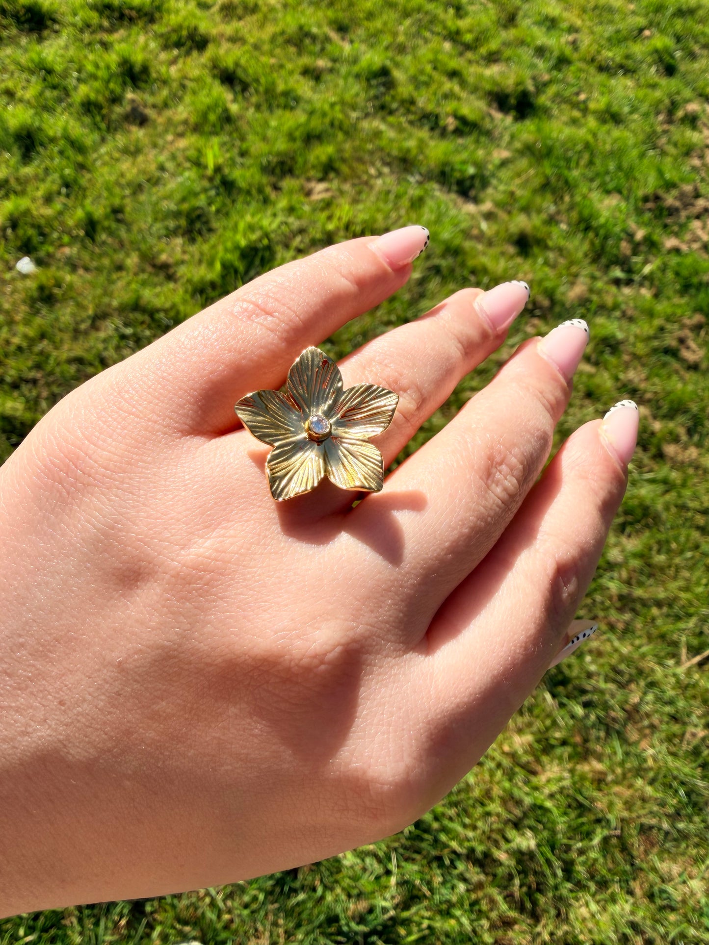 La bague Perla- acier inoxydable