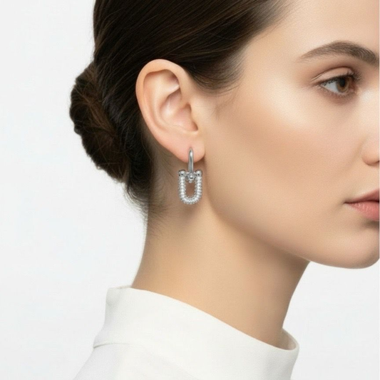 Les boucles Stella - acier inoxydable