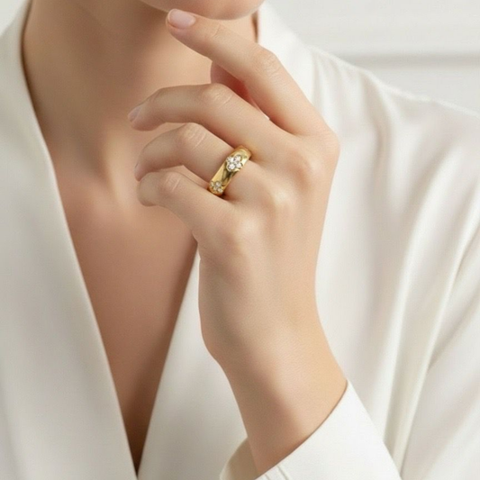 Bague Chance - acier inoxydable