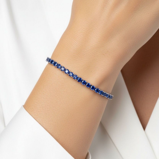 Bracelet éternité royal - acier inoxydable