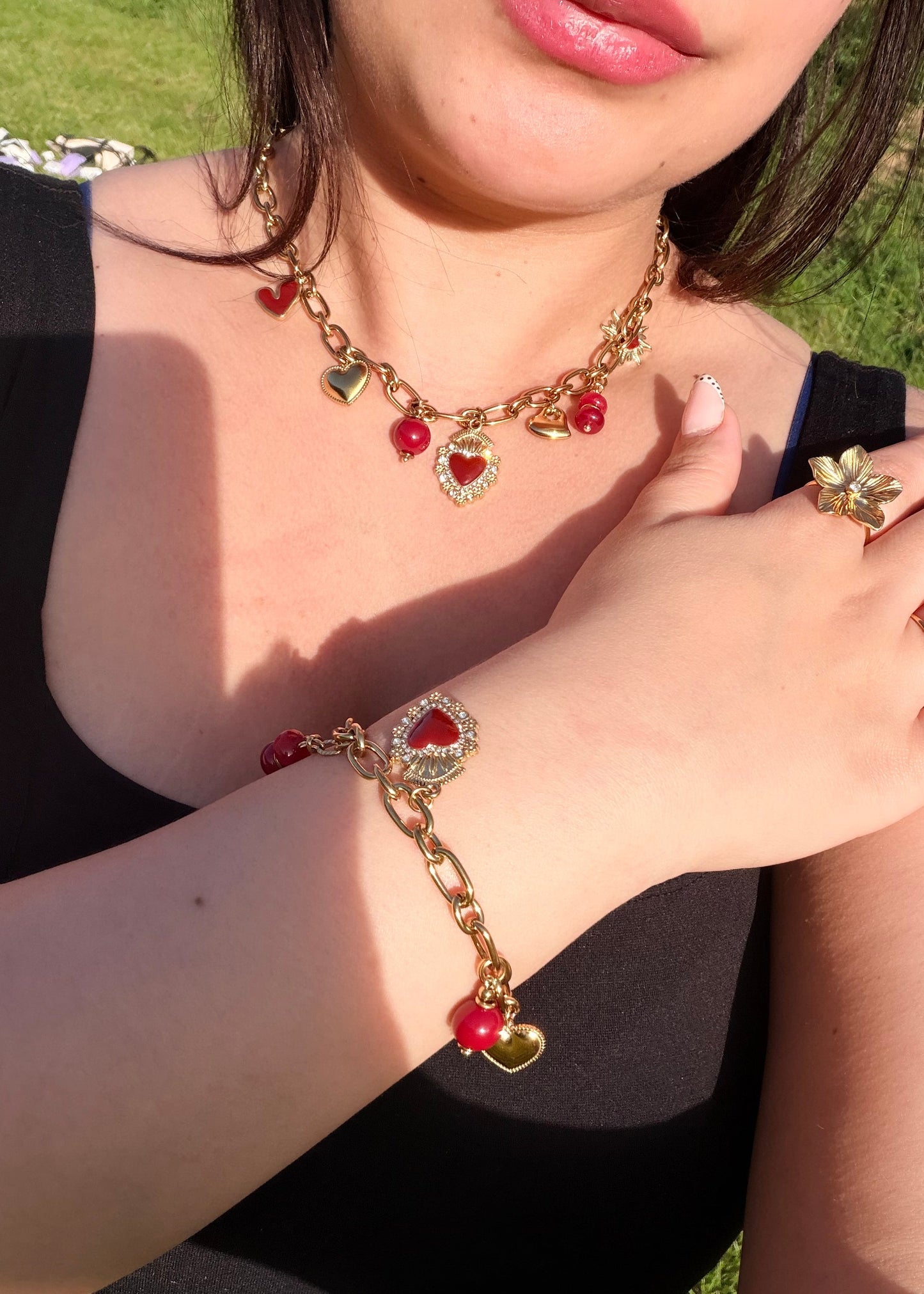Collier Amour - acier inoxydable 1