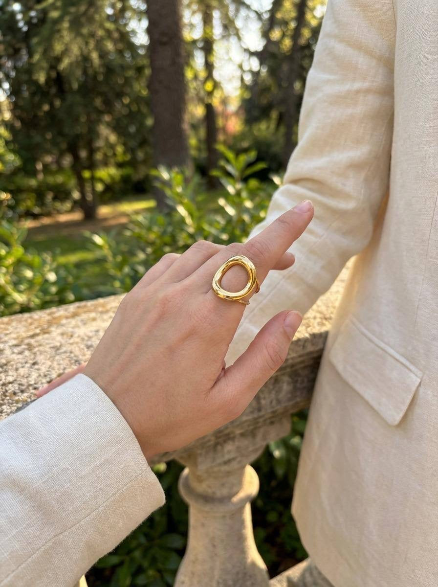 La bague Calipso - acier inoxydable