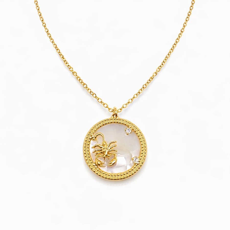 Collier horoscope - acier inoxydable