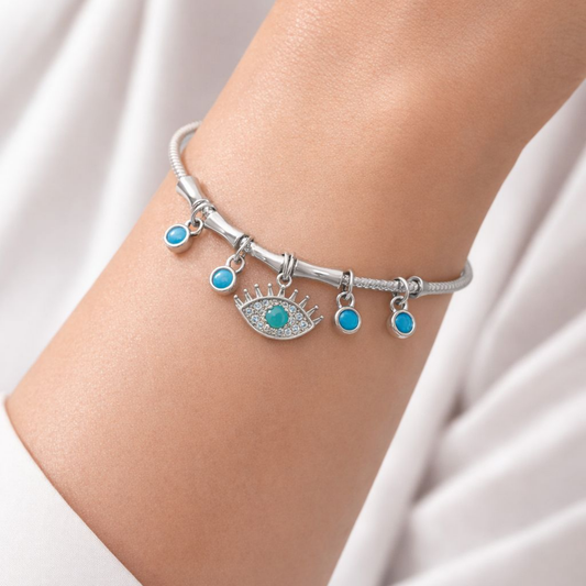 Bracelet Oeil protecteur - acier inoxydable