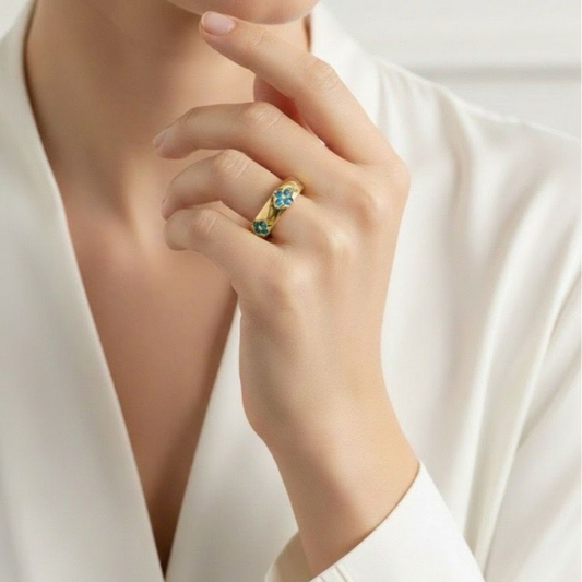 Bague Chance - acier inoxydable