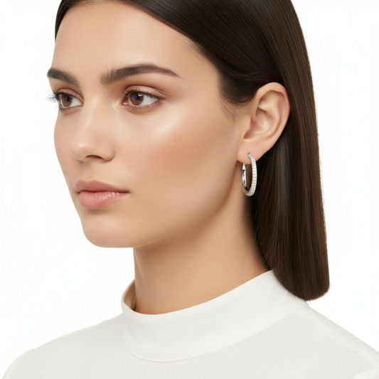 Les Boucles Divina - acier inoxydable