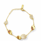 Gourmette Gouttes d’or - acier inoxydable