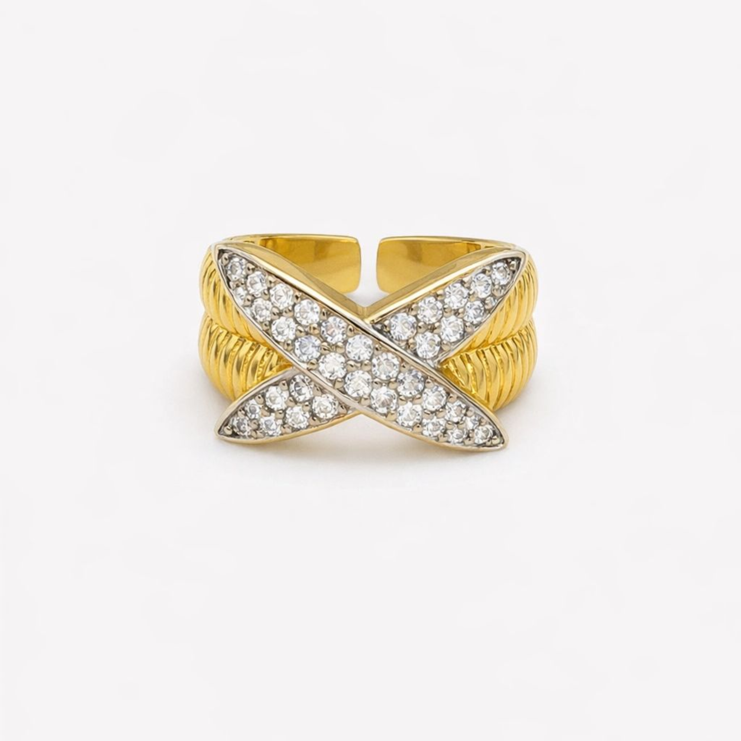 Bague Infinity Luxe - acier inoxydable