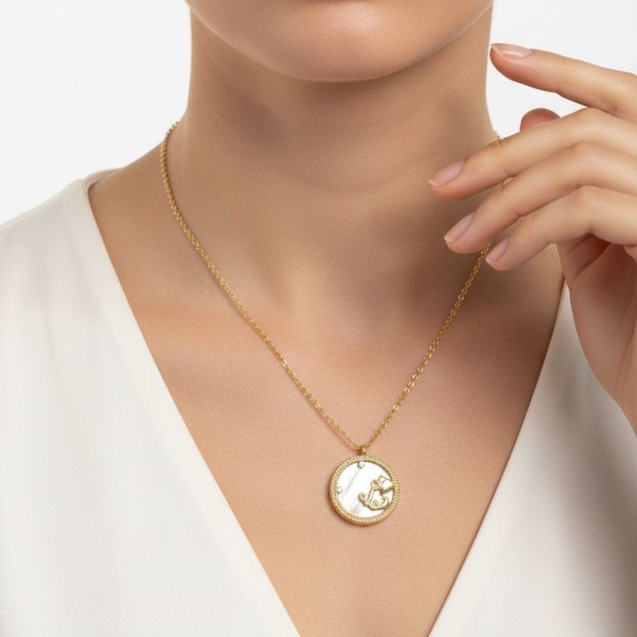 Collier horoscope - acier inoxydable