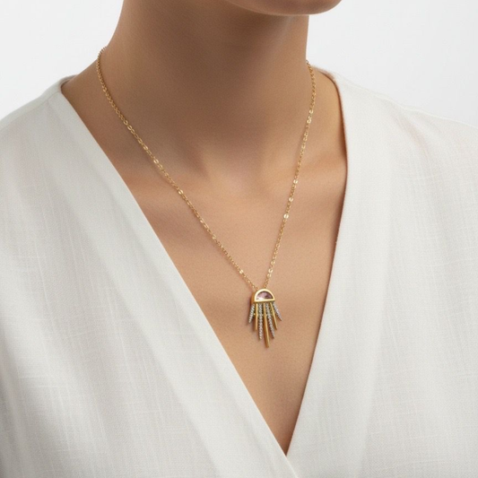 Collier Mayati - acier inoxydable