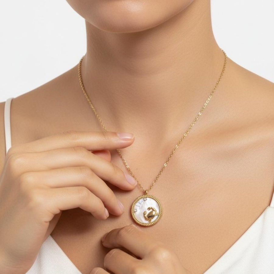 Collier horoscope - acier inoxydable