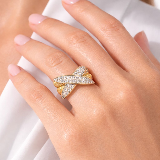 Bague Infinity Luxe - acier inoxydable