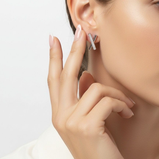 Les Boucles Duo - acier inoxydable