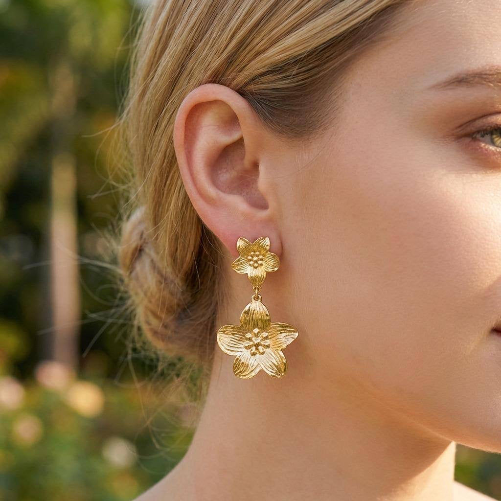 Boucle d’oreille Oréa - acier inoxydable