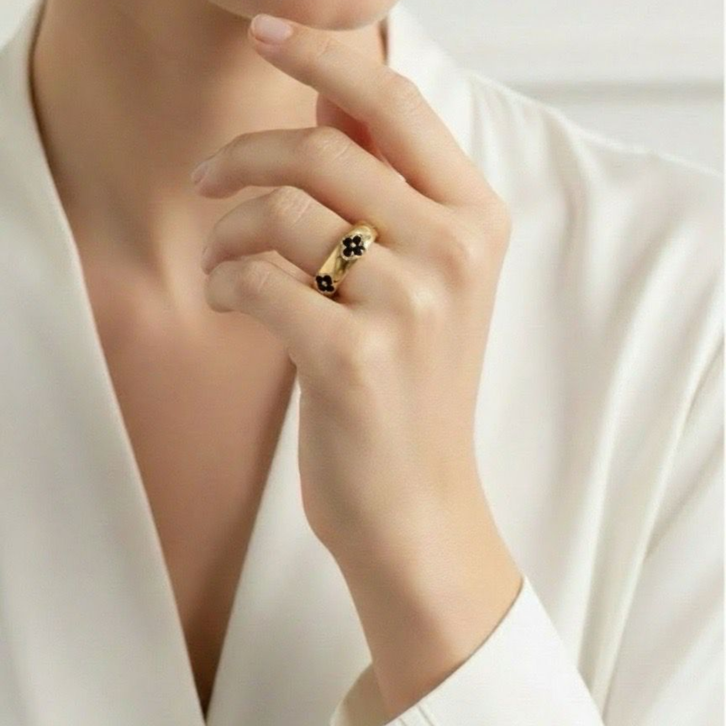 Bague Chance - acier inoxydable