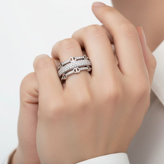 Bague Nova - acier inoxydable