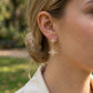 Boucle d’oreille Azur - acier inoxydable ￼