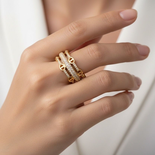 Bague Nova - acier inoxydable