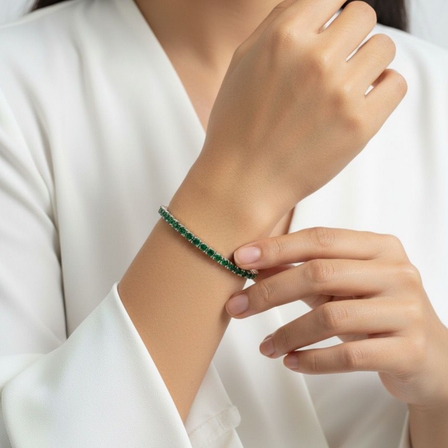 Bracelet éternité royal  - acier inoxydable