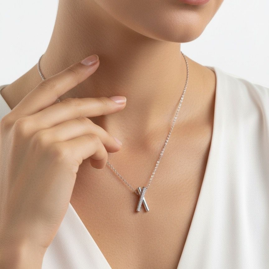 Collier Duo - acier inoxydable