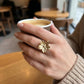 La bague Perla- acier inoxydable