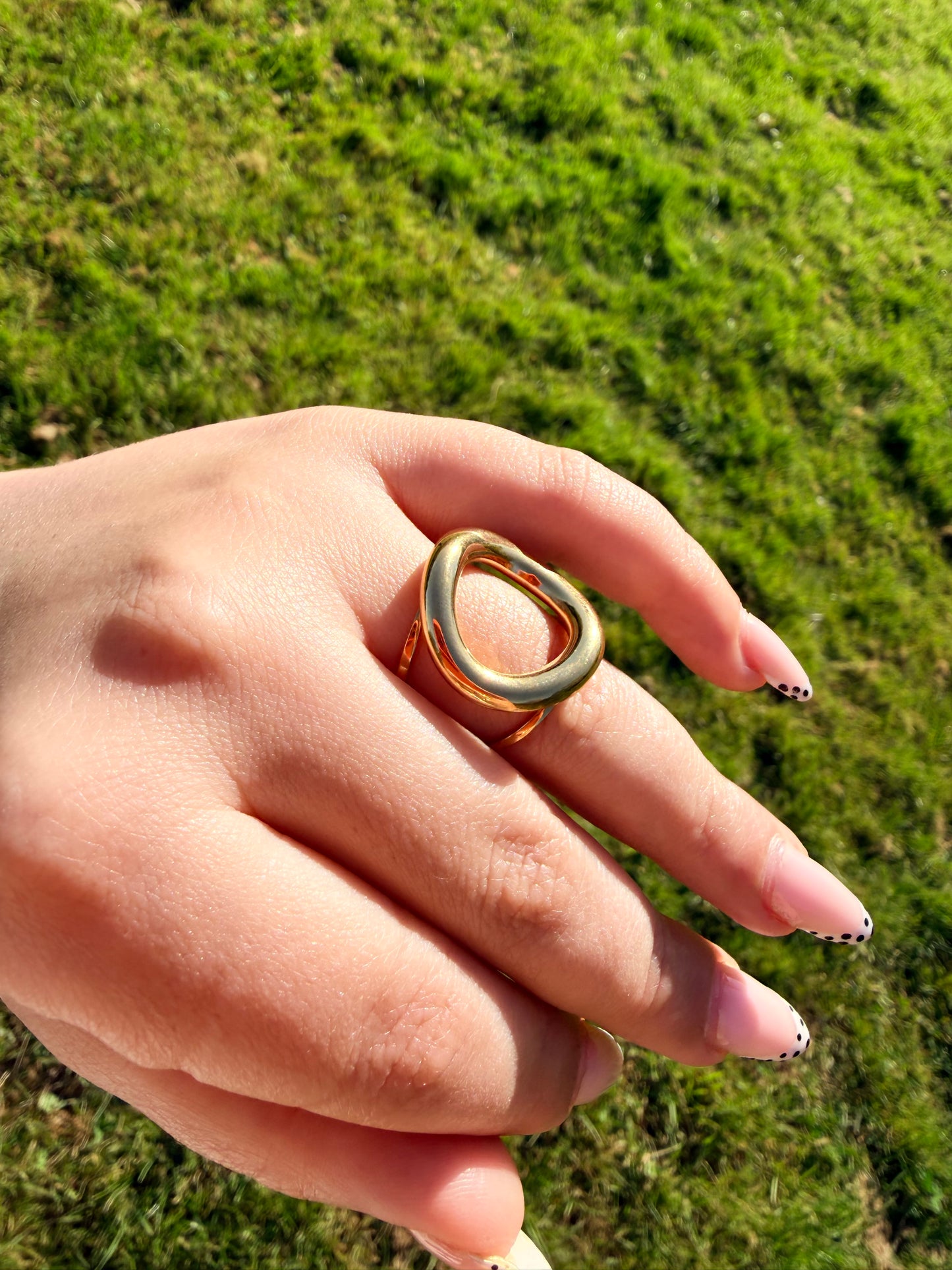 La bague Calipso - acier inoxydable