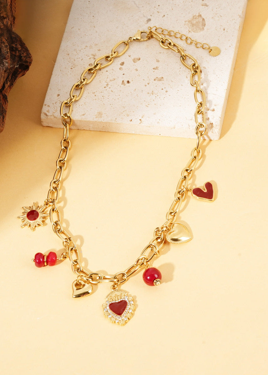 Collier Amour - acier inoxydable 1
