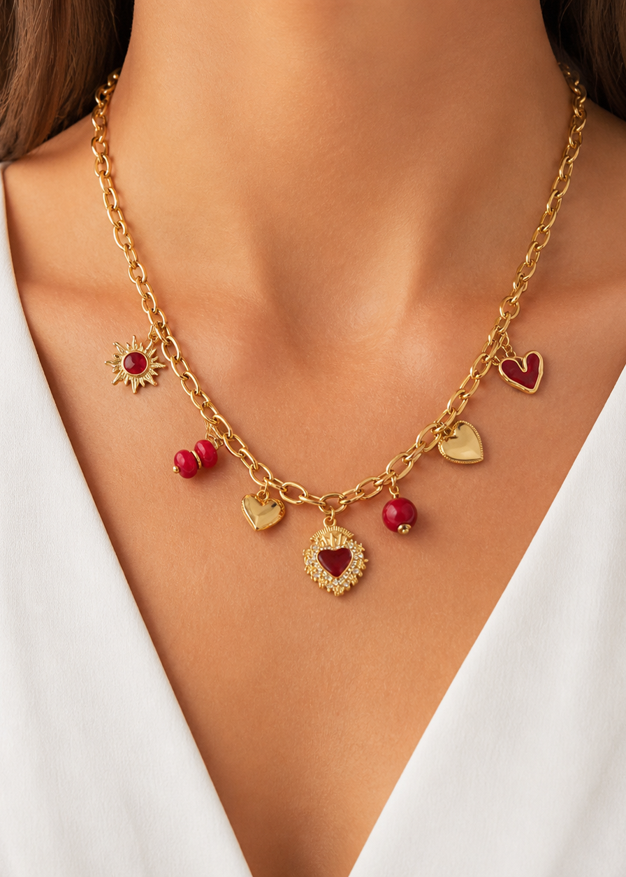 Collier Amour - acier inoxydable 1