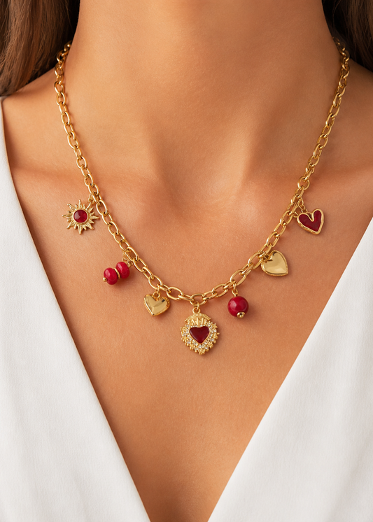 Collier Amour - acier inoxydable 1