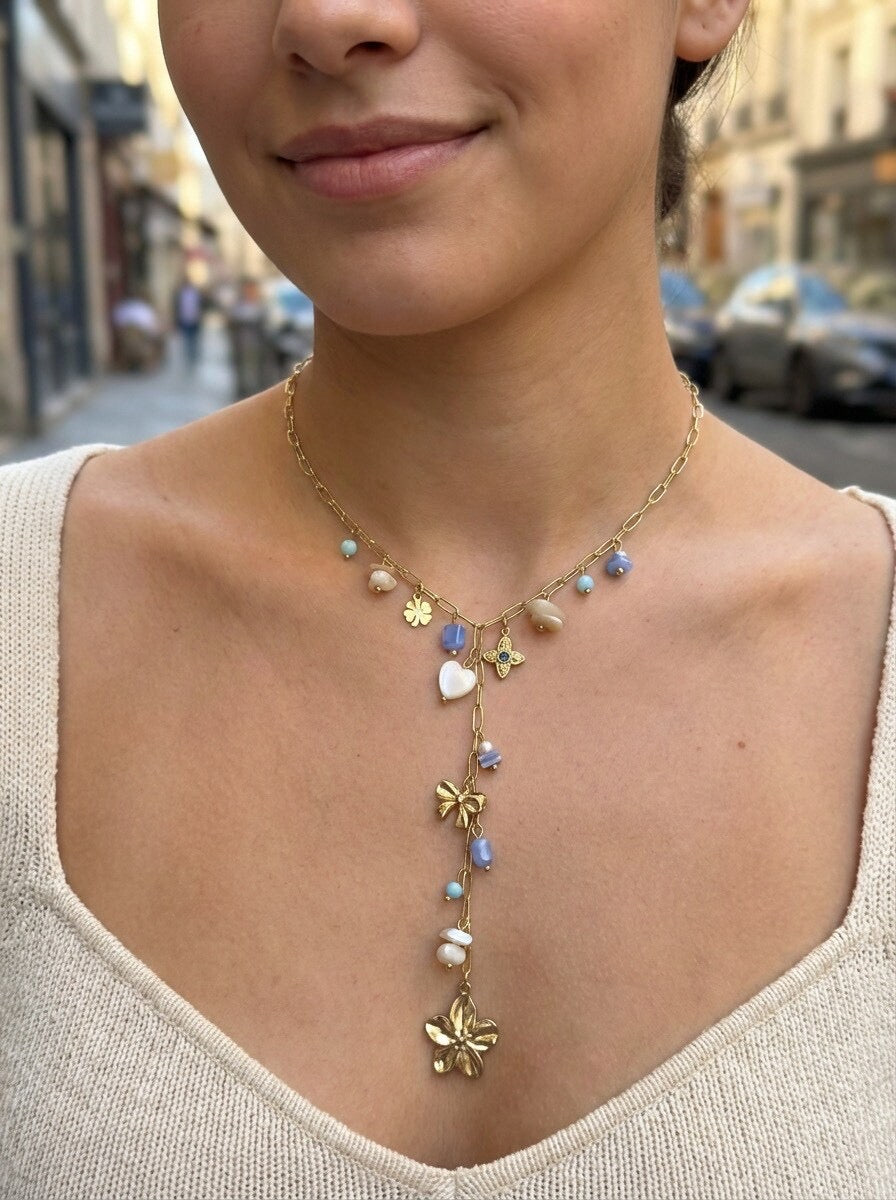 Collier y Méryl - acier inoxydable