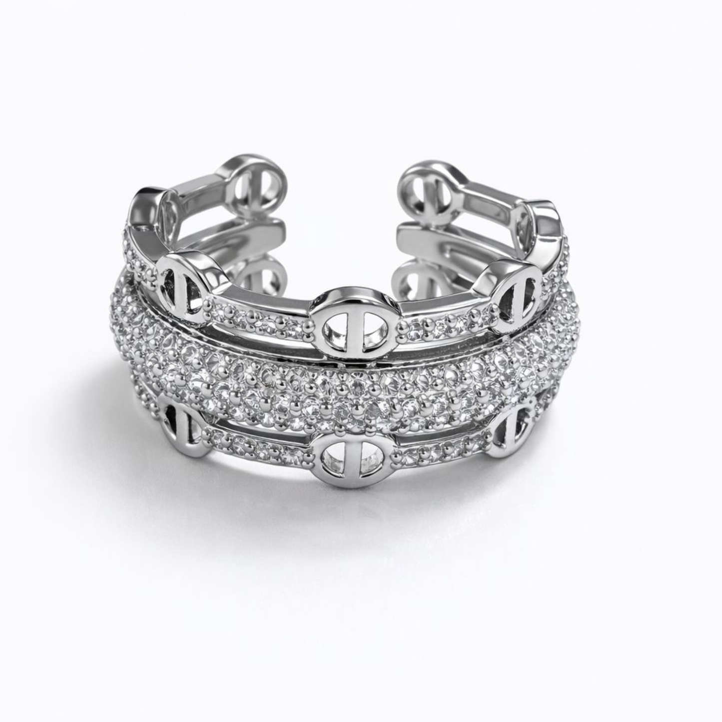 Bague Nova - acier inoxydable