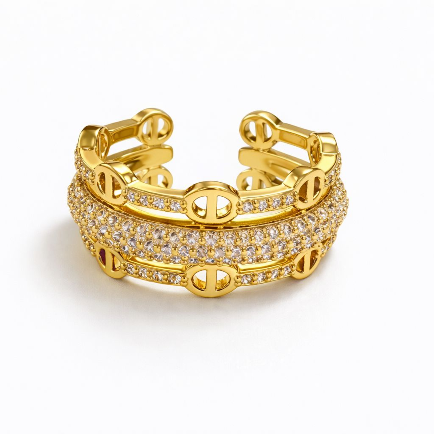 Bague Nova - acier inoxydable